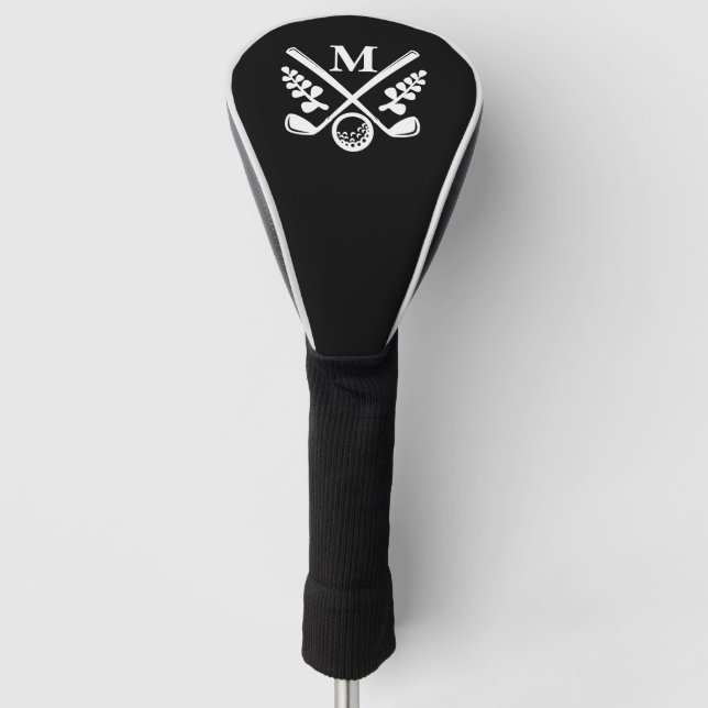 Personalised Monogram Golf Head Cover (Front)