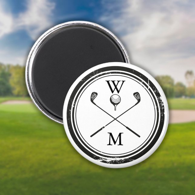 Personalised Monogram Golf Magnet (Creator Uploaded)