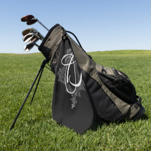 Personalised Monogram Initial Golf Towel