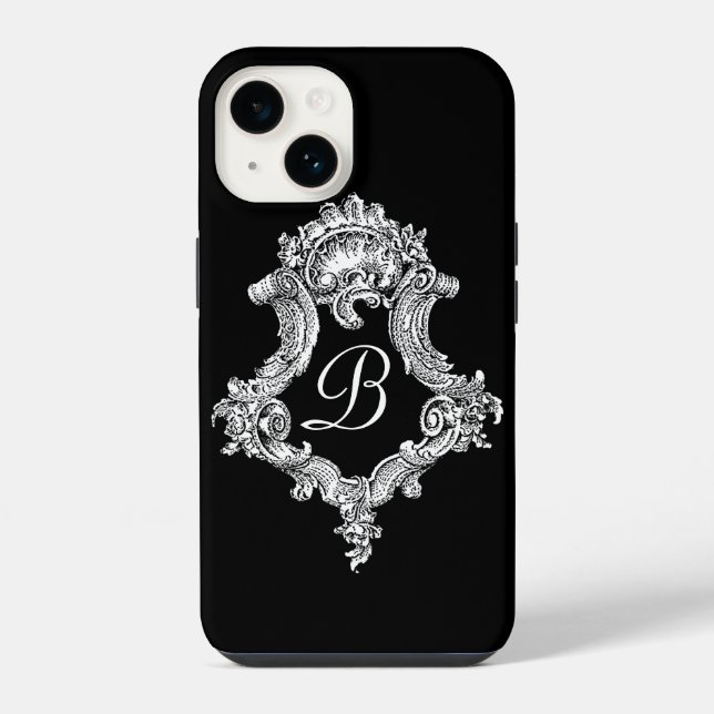 Personalised Monogram Initial iPhone Case (Back)