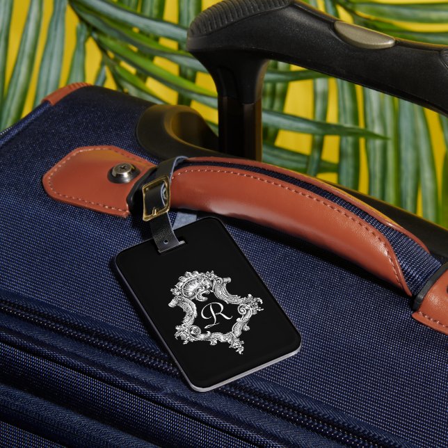 Personalised Monogram Initial Luggage Tag (Front Insitu 1)