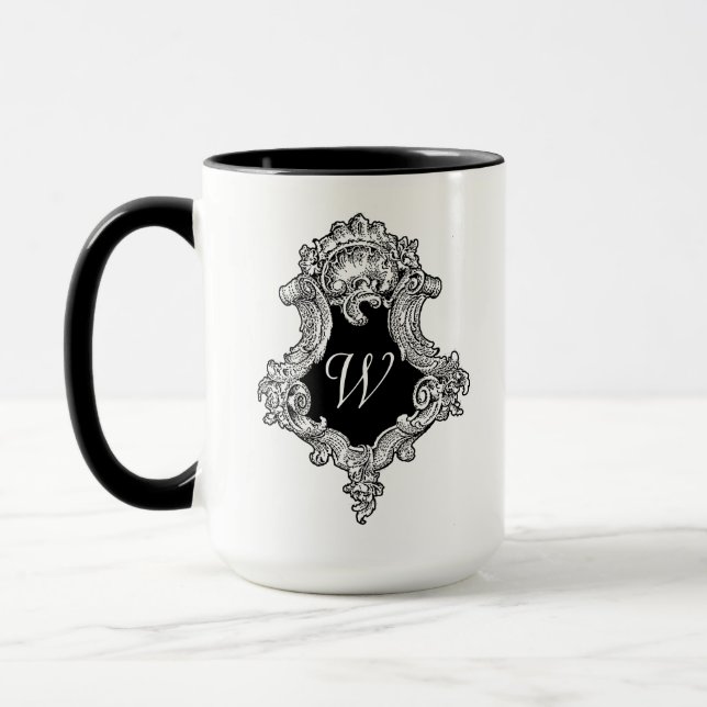 Personalised Monogram Initial Mug (Left)