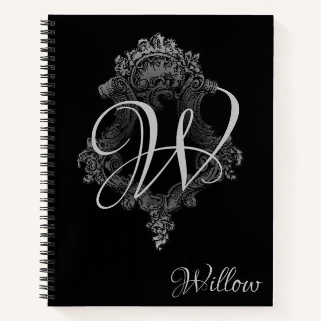 Personalised Monogram Initial Notebook (Front)
