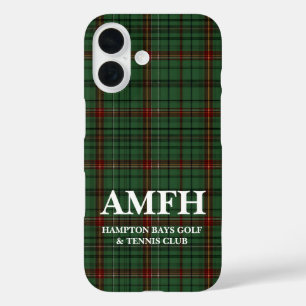 Personalised Monogram iPhone Case Golf Enthusiasts