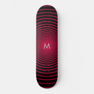 Personalised Monogram Letter Skateboard Your Colou
