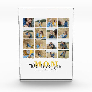 Personalised monogram Love You mum 16 Mother Photo