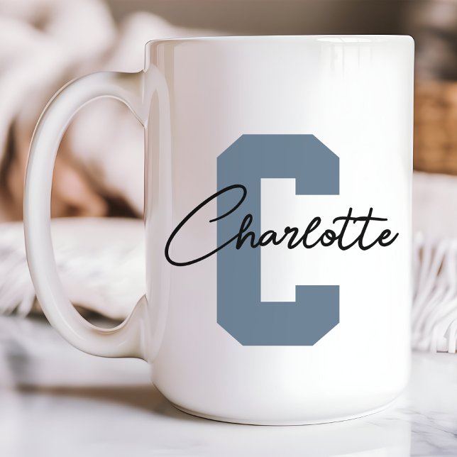 Personalised Monogram Mug Custom Name Gift for Mum (custom name mug, personalized name mug, initial name mug, Mother’s Day gift, mama mug, new mom gift)