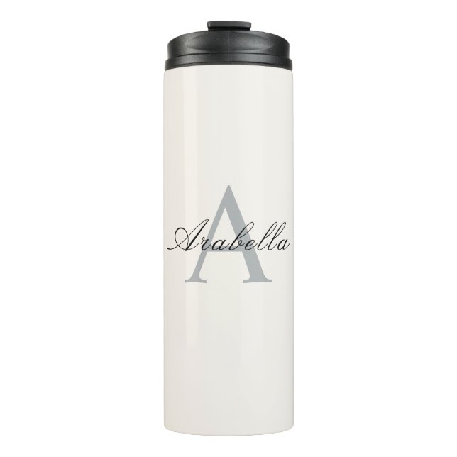  Personalised Monogram  Name  Thermal Tumbler (Front)