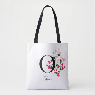Personalised Monogram Name Tote Bag - Letter O