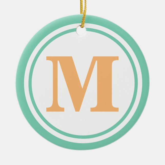 Personalised Monogram Ornament (Front)