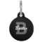 Personalised monogram pet tag for dog or cat