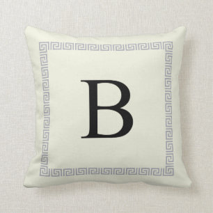 Personalised Monogram Pillow   Initial B