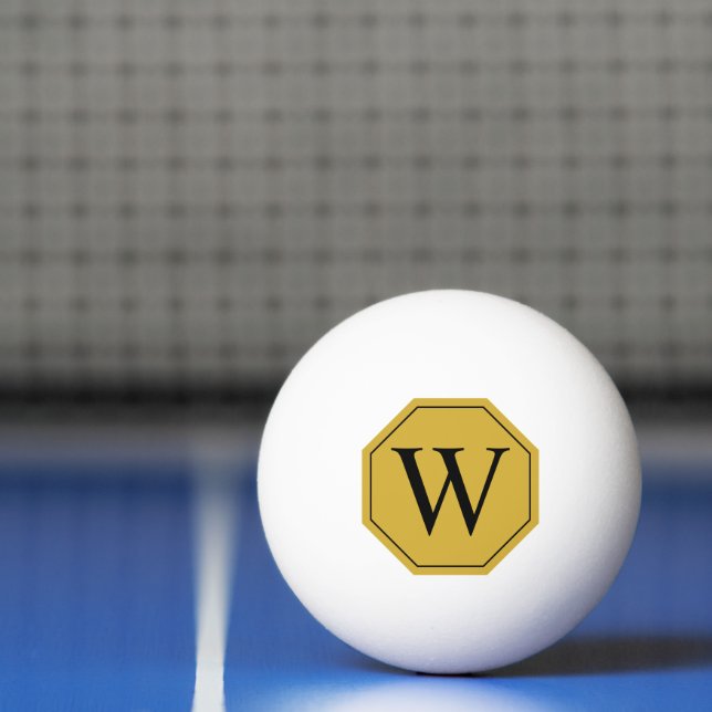 Personalised Monogram Ping Pong Ball Design (Net)