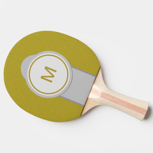 Personalised Monogram Ping Pong Paddle (Side)