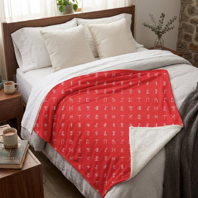 Personalised Monogram & Runic Symbol Blanket (Creator Uploaded)