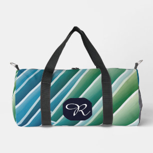 Personalised Monogram Small Duffle Bag - Abstract