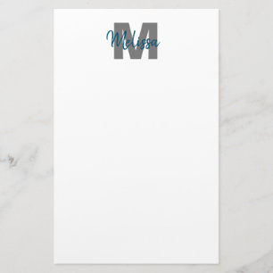 Personalised Monogram Stationery