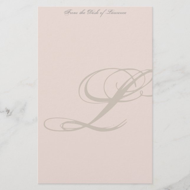 Personalised Monogram Stationery (Front)