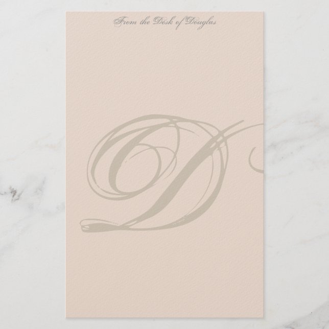 Personalised Monogram Stationery (Front)