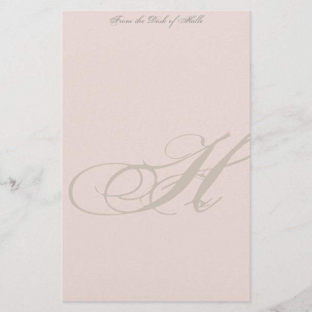 Personalised Monogram Stationery (Front)