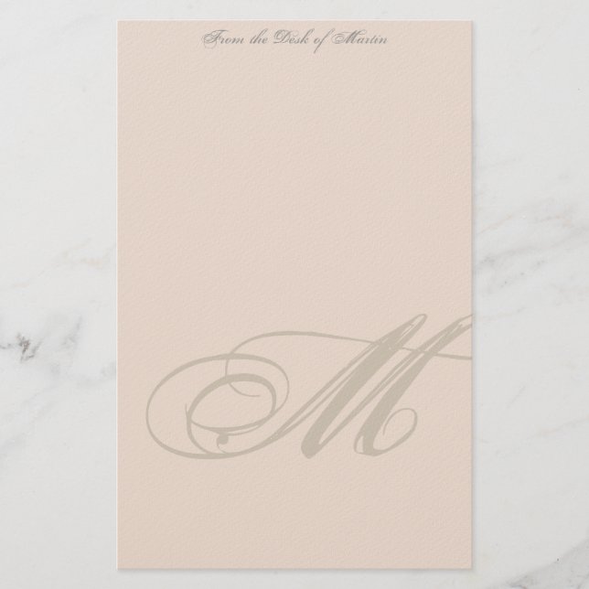 Personalised Monogram Stationery (Front)