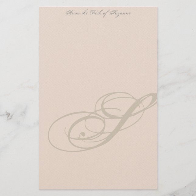 Personalised Monogram Stationery (Front)