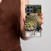 Personalised Monogram Succulent Garden Oceanside