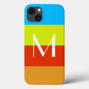 Personalised Monogram Summer Fun iPhone 13 Case
