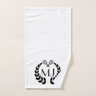 Personalised Monogram Tennis Hand Towel
