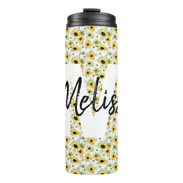 Personalised Monogram Thermal Tumbler (Front)