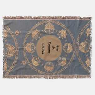 Personalised Monogram Throw Blanket