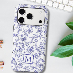 Personalised Monogram Vintage Flower Floral