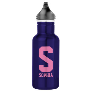 Personalised monogram Water Bottle Sports Gift