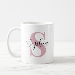 Personalised Monogram with Custom Initial & Name Coffee Mug