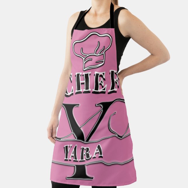 Personalised Monogram (Y) Apron (Insitu)