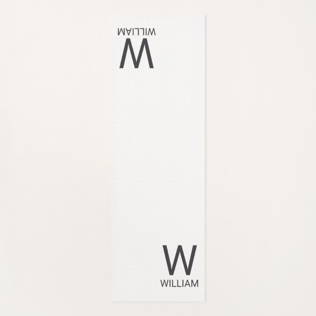 Personalised Monogram Yoga Mat (Front)
