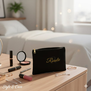 Personalised Monogram Zipper Pouch for Essentials