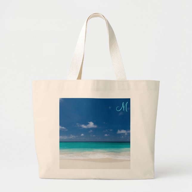 Personalised Monogrammed Beach Bags (Front)