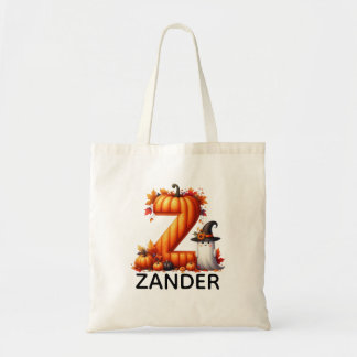 Personalised Monogrammed Halloween Tote Bag
