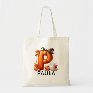 Personalised Monogrammed Halloween Tote Bag