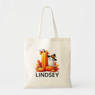 Personalised Monogrammed Halloween Tote Bag