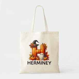 Personalised Monogrammed Halloween Tote Bag