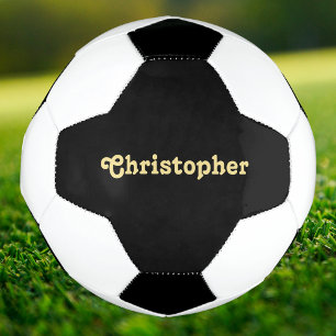 Personalised Monogrammed Player Team Club Name Soccer Ball