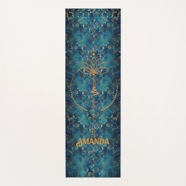 Personalised  Monogrammed Yoga Mats (Front)