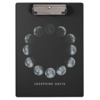 Personalised Moon Phase Circle with Name School