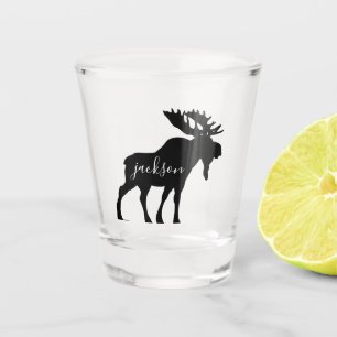 Personalised Moose Shot Glass