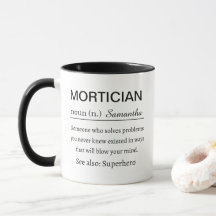 Personalised Mortician Definition Funny 
