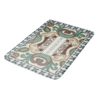 Personalised Mosaic Tile Pattern Bath Mat