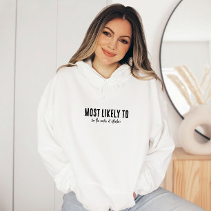Personalised Most Likely To Bachelorette Party Hoodie