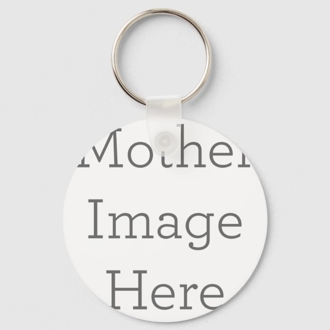 Metal Circle Keychain, 5.08 cm (Front)